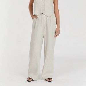 NET Dissh Norah natural linen pant